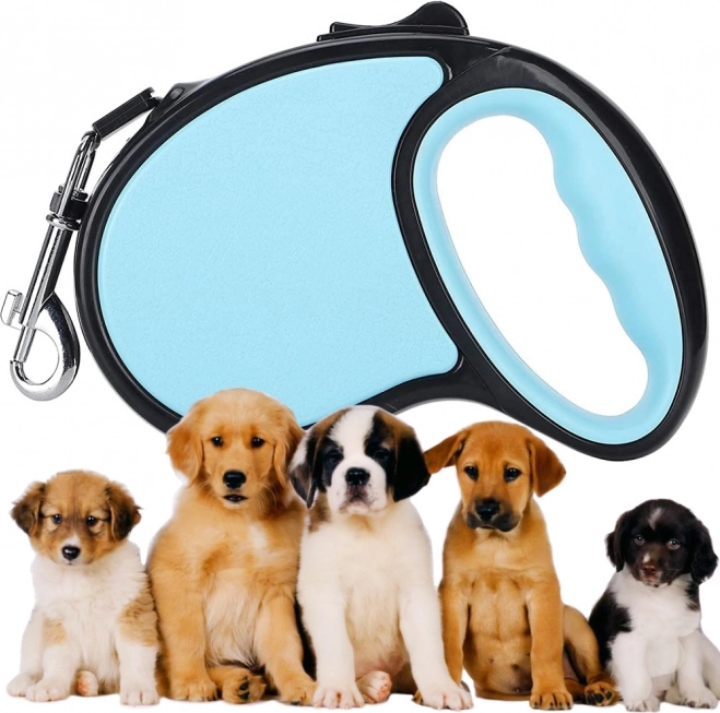 Laisse rétractable automatique pour chiens 5m