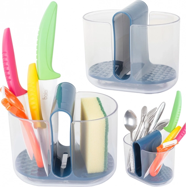 Organisateur de cuisine pour couverts avec égouttoir