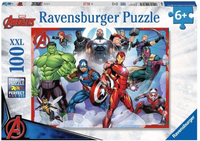 Puzzle Ravenburger enfants Marvel Avengers 100 pièces