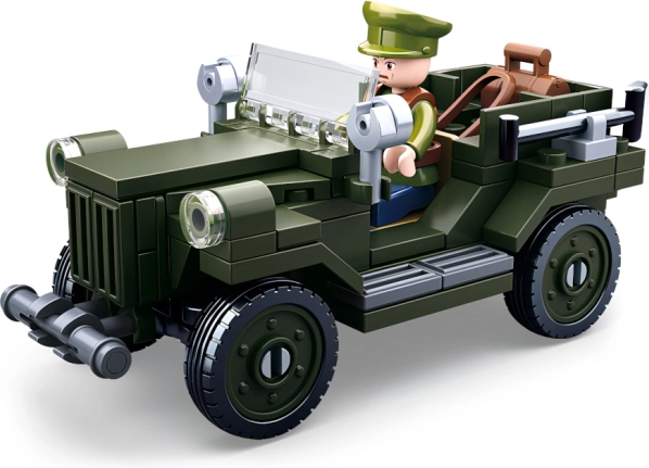 Kit de construction jeep militaire Sluban GAZ 67