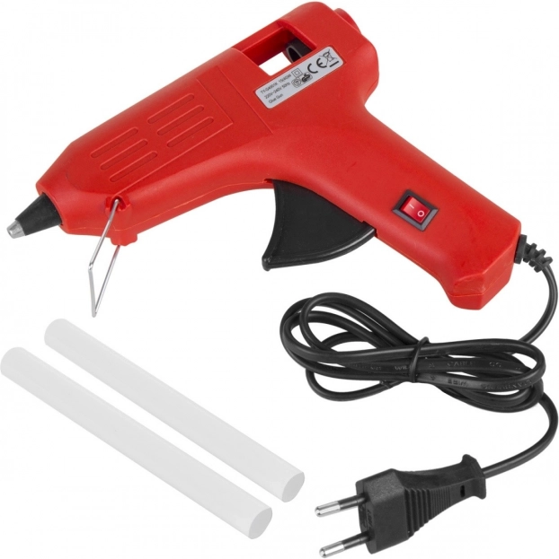 Pistolet à colle chaude avec 2 recharges