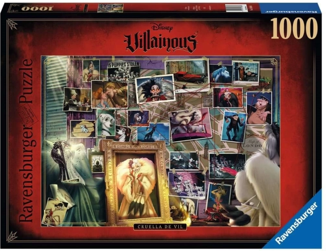 Puzzle Ravensburger Villainous : Cruella de Vil 1000 pièces