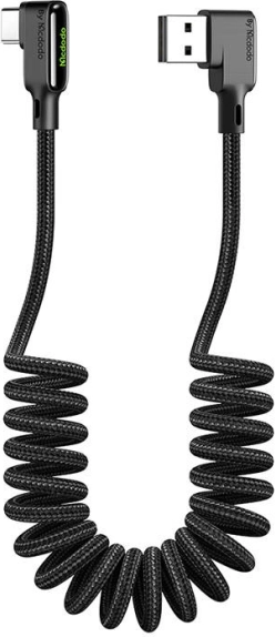 Câble USB–USB‑C coudé 1,8 m MCDODO