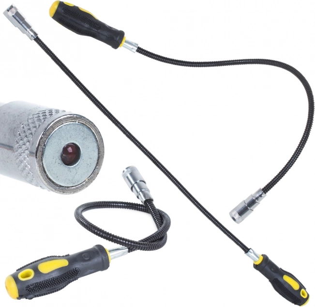Récupérateur magnétique flexible avec lumière LED