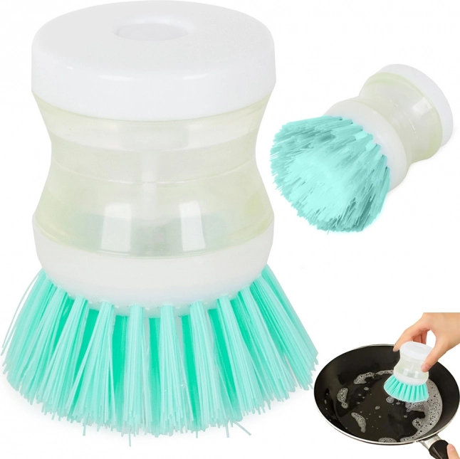 brosse à vaisselle avec distributeur de liquide vaisselle