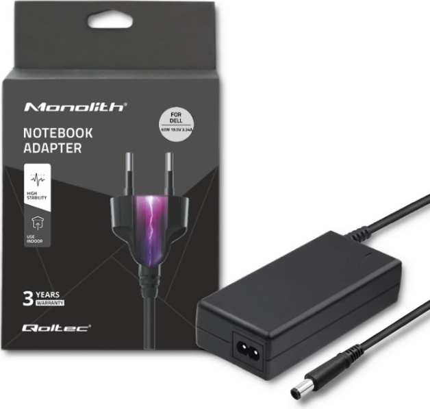 Adaptateur pour notebook Dell 65W 19.5V 3.34A