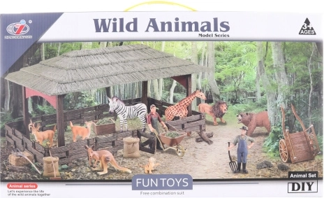 Grand ensemble d’animaux d’Afrique – jouet éducatif pour enfants