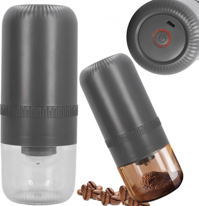 Moulin à café électrique 150 ml avec charge USB‑C et mouture réglable