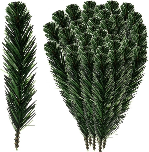 lot de petites branches d’épicéa artificiel 21 cm – 40 pcs Ruhhy