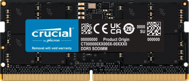 Mémoire pour ordinateur portable DDR5 24GB SODIMM 5600MHz CL46