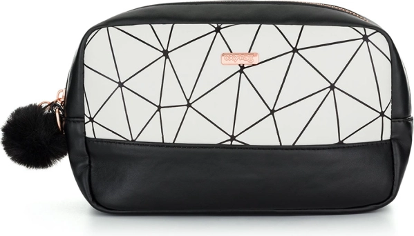 Trousse cosmétique Emily noir et blanc