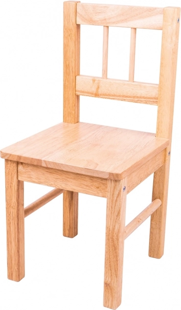 Chaise en bois pour enfants naturelle Bigjigs Toys