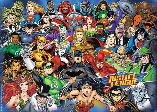 Puzzle Ravensburger Défi DC Comics 1000 pièces