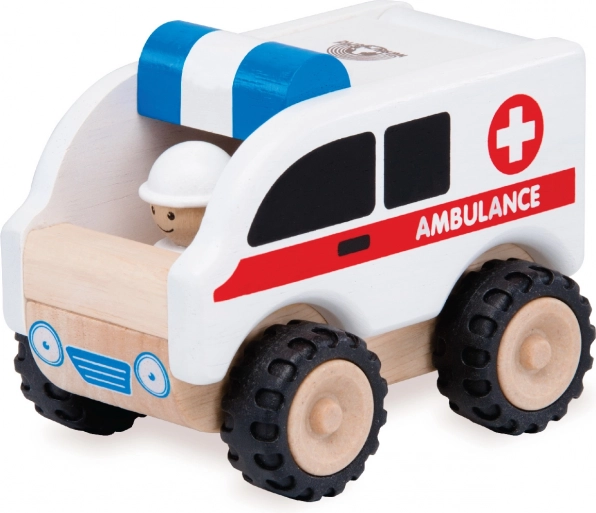 Wonderworld Ambulance en bois pour enfants