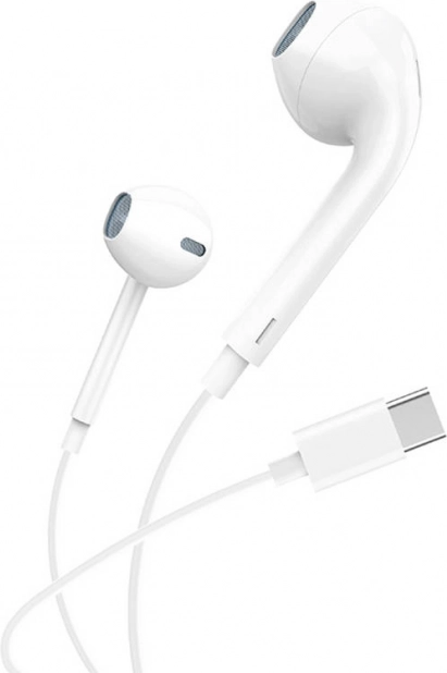 Écouteurs filaires intra‑auriculaires FONENG T15 avec USB‑C, 1,2 m (blanc)