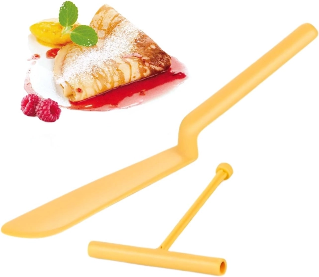 Spatule à crêpes avec rouleau