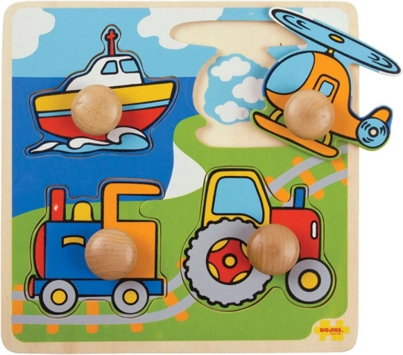 Puzzle d'insertion transport