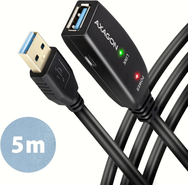 Câble d’extension USB actif Axagon 5 m