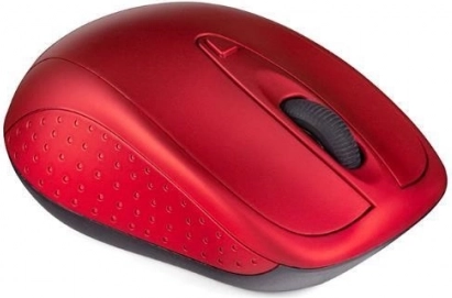 Souris optique sans fil rouge