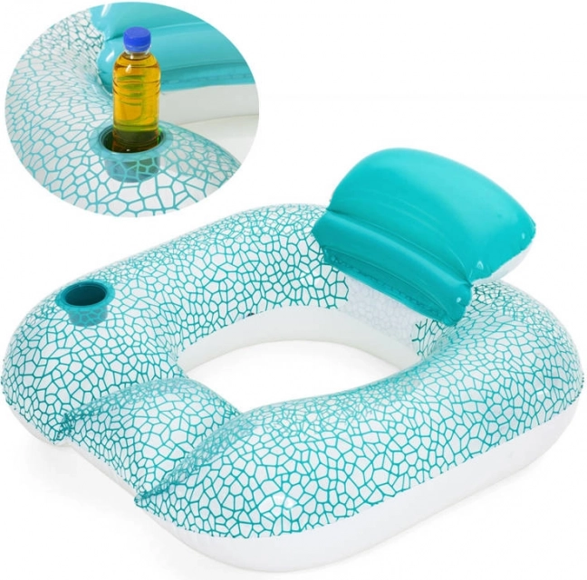 Fauteuil gonflable pour l’eau BESTWAY, turquoise‑blanc