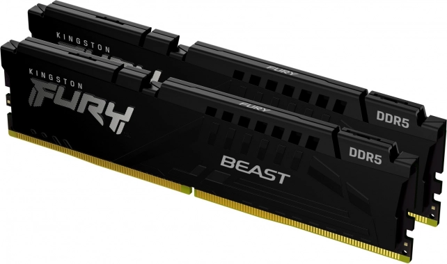 Mémoire Kingston Fury Beast DDR5 64 Go (2x32 Go) 6000 MHz CL30 EXPO noir