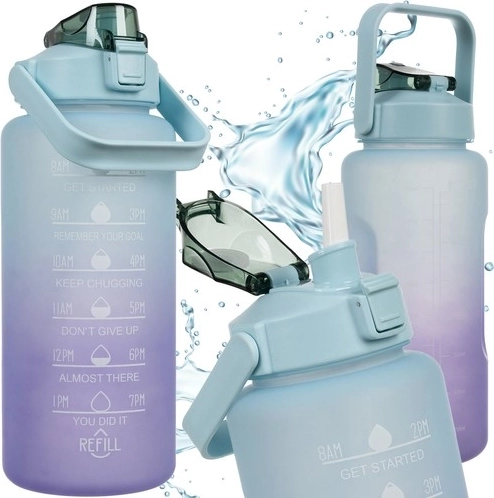 Bouteille d'eau de motivation TRIZAND 2L