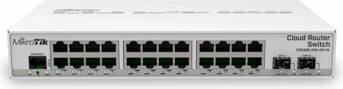 Commutateur MikroTik Cloud Router Switch 24 ports GbE 2xSFP+