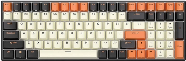 Clavier mécanique Royal Kludge RK100 RGB interrupteur marron