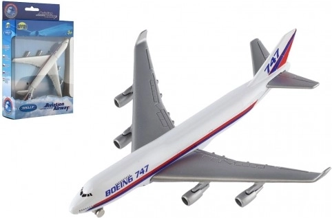 Modèle d’avion en métal Boeing 747 Jumbo Jet Welly