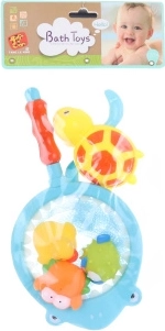 Jouet de bain Requin avec petits animaux et petite tortue flottante à remontoir