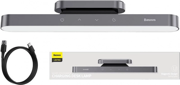 Lampe de bureau magnétique avec gradation en continu et chargement