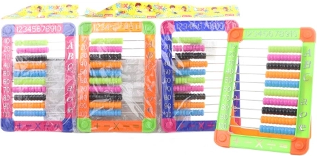 Boulier en plastique pour préscolaires – 3 couleurs