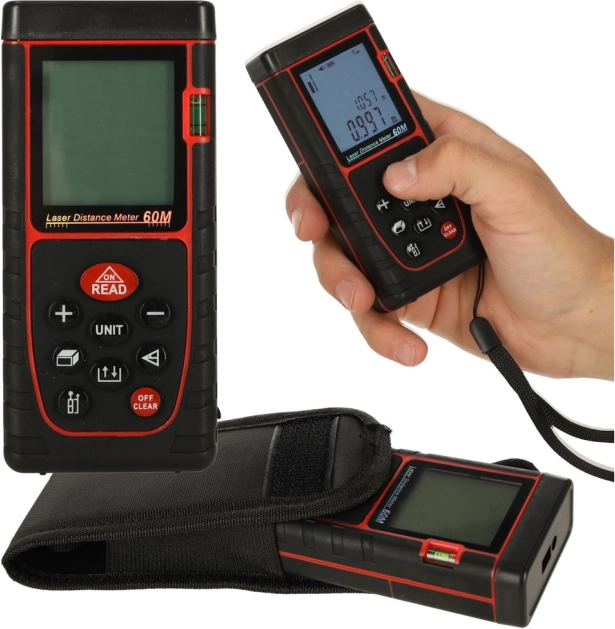 Télémètre laser Kafuwell avec mesure jusqu'à 60 m