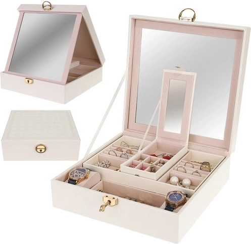 Boîte à bijoux Blanche Beautylushh