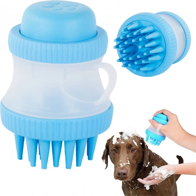 Brosse en silicone pour animaux de compagnie