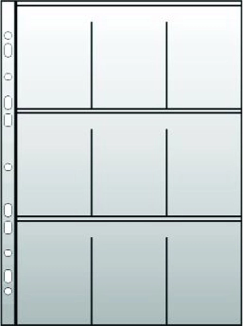 Pochette transparente A4 PVC pour cartes sportives