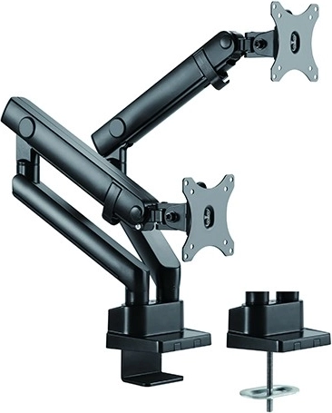 Support double pour moniteurs jusqu'à 32" avec mécanisme à ressort