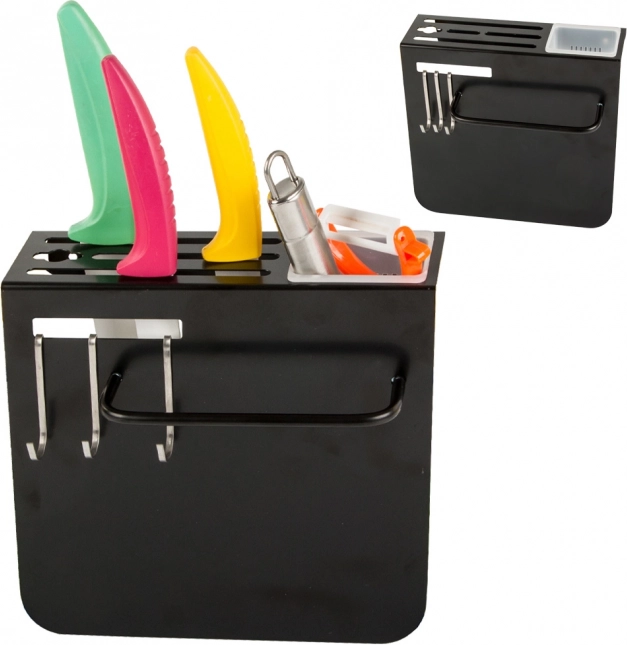 Organisateur de cuisine pour couteaux en métal