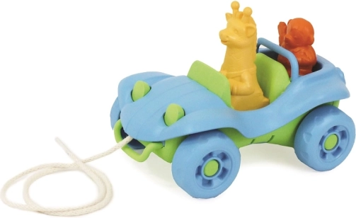 Voiture bleue à tirer Green Toys