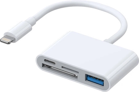 Adaptateur Joyroom Lightning vers USB OTG avec lecteur de cartes SD/microSD