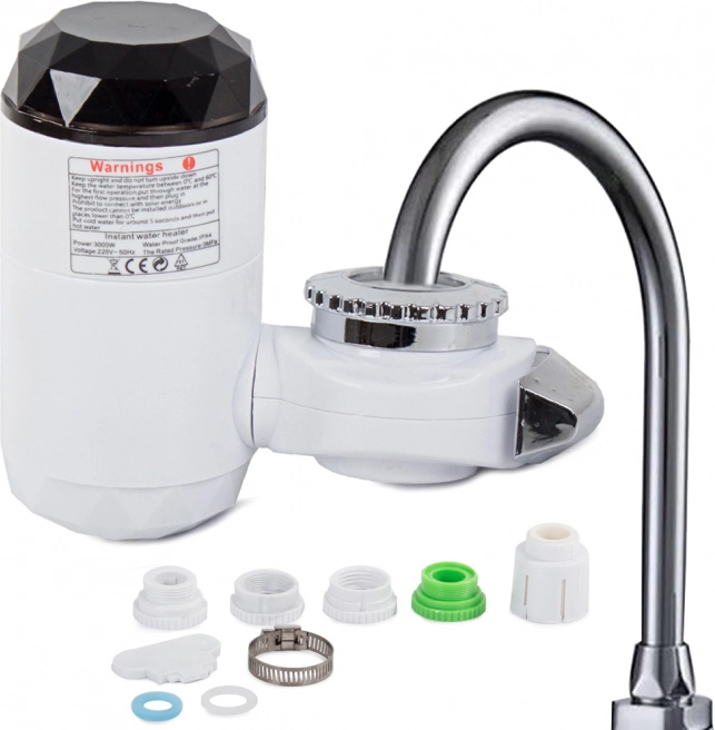 Chauffe-eau instantané électrique avec robinet LCD