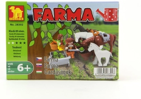 Jeu de construction Dromader Ferme, 89 pièces