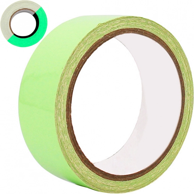 Ruban fluorescent brillant dans le noir 3m