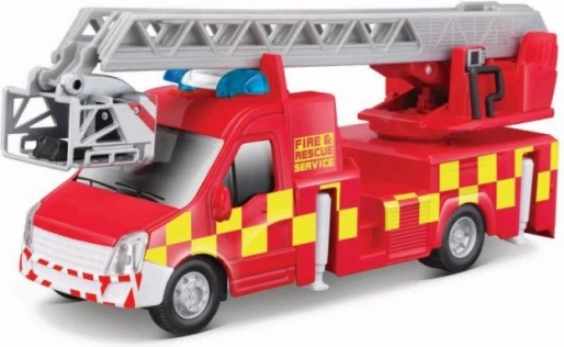 Camion de pompiers avec échelle Bburago 1:43