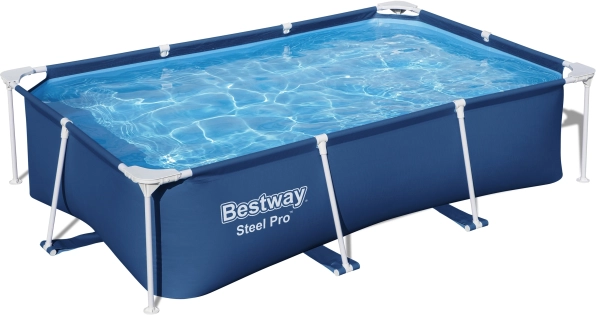 DeluxeJr Steel Pro Rack Piscine 259x170x61 BESTWAY pour le jardin