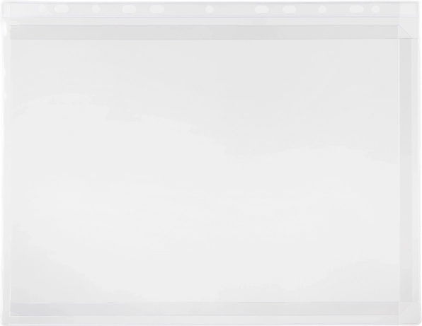 Pochette transparente pour documents avec reliure EU PVC