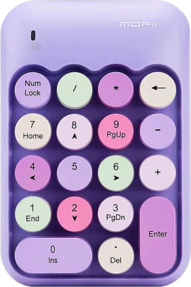 Clavier numérique sans fil MOFII X910 (violet)