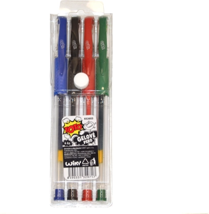 Set de stylos gel 4 pcs