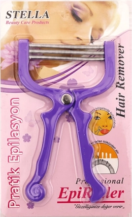 Épilateur manuel pour le visage - violet