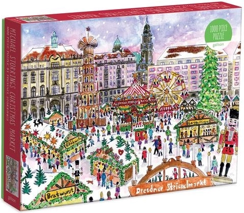 Puzzle Marché de Noël à Dresde 1000 pièces